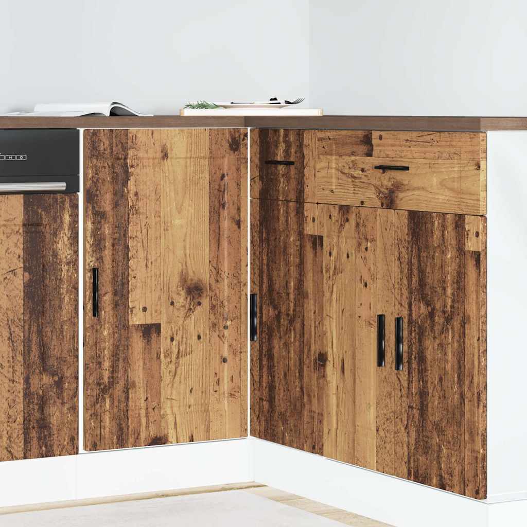 ντουλάπι βάσης κουζίνας Porto Παλαιό ξύλο κατασκευασμένο ξύλο