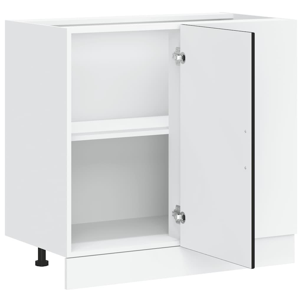 Βάση Κουζίνας "Lucca" Μαύρο από Μηχανικά Ξύλινο Υλικό