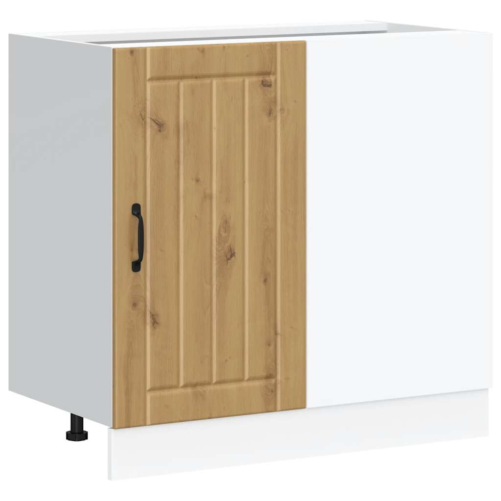 Κάτω ντουλάπι κουζίνας "Lucca" Artisan Oak Engineered Wood - Pakobazaar
