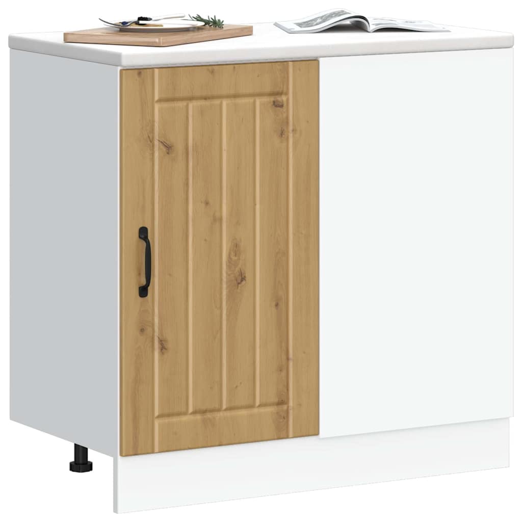 Κάτω ντουλάπι κουζίνας "Lucca" Artisan Oak Engineered Wood - Pakobazaar
