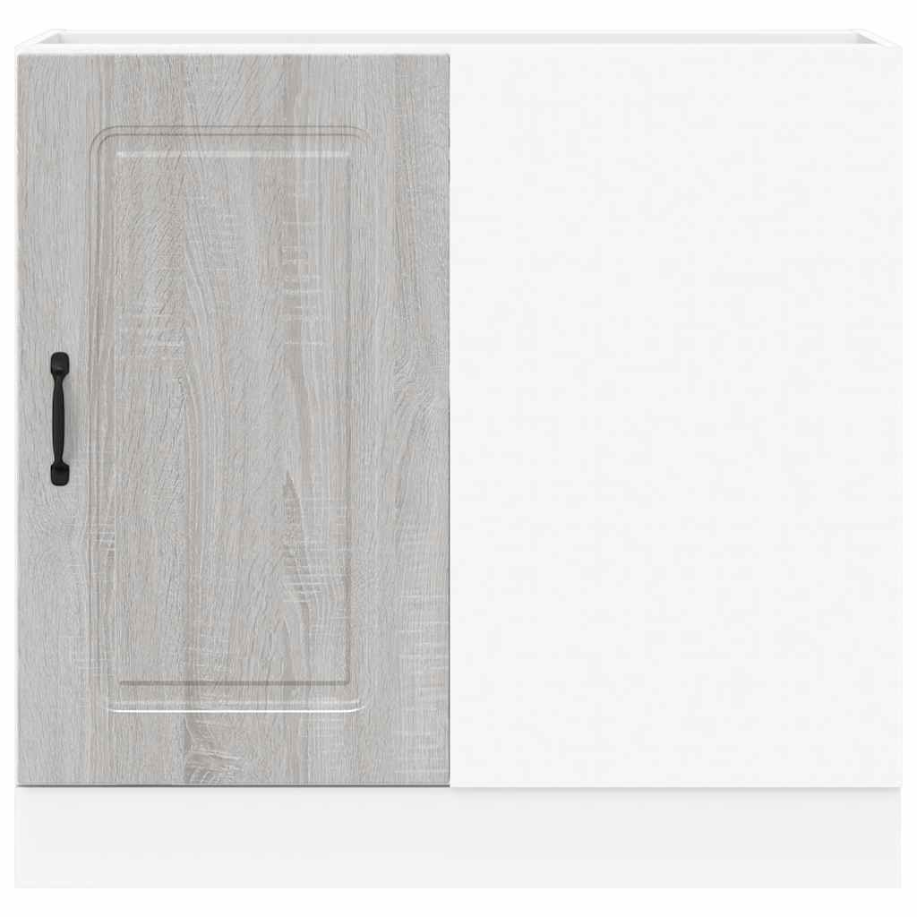 ντουλάπι βάσης κουζίνας Kalmar Γκρι sonoma Επεξεργασμένο Ξύλο