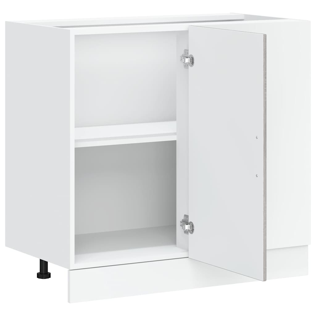 ντουλάπι βάσης κουζίνας Kalmar Γκρι sonoma Επεξεργασμένο Ξύλο