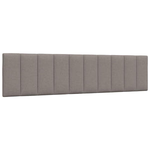 Σκελετός Κρεβατιού Χωρίς Στρώμα Hanko Taupe 200x200 εκ.Υφασμάτινο - Pakobazaar