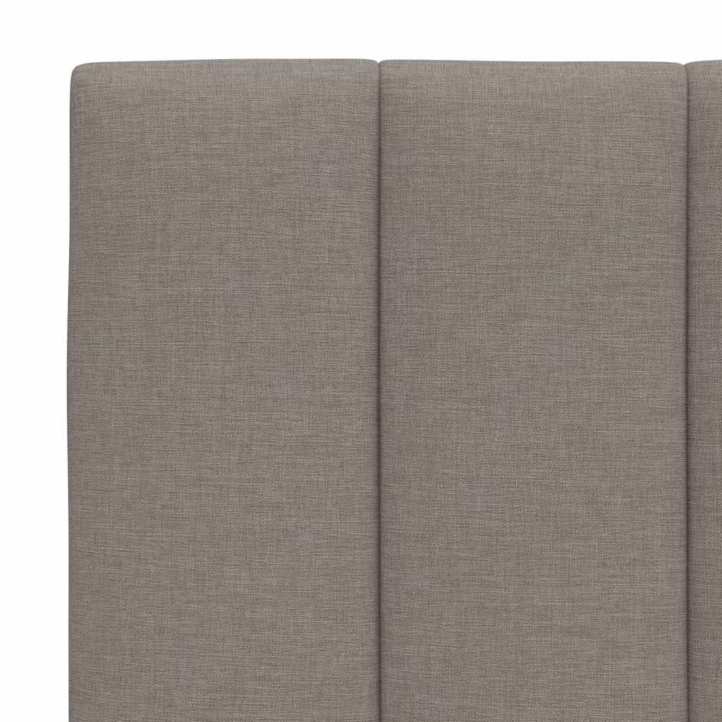 Σκελετός Κρεβατιού Χωρίς Στρώμα Hanko Taupe 100 x 200 εκ. Υφασμάτινο