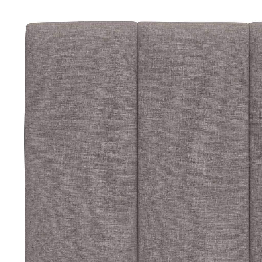 Σκελετός Κρεβατιού Χωρίς Στρώμα Hanko Taupe 180x200 εκ. Υφασμάτινο