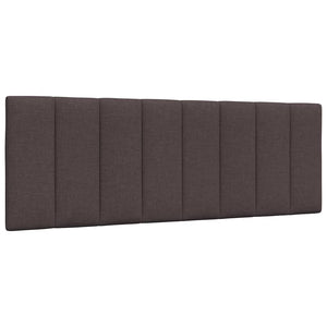 Κρεβάτι με Στρώμα Hanko Σκούρο Καφέ 120x200 εκ. Υφασμάτινο