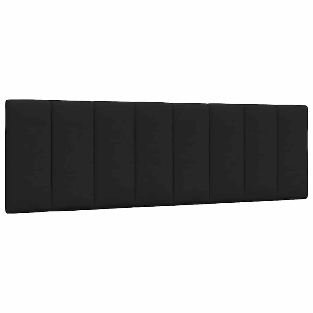 Κρεβάτι με Στρώμα Hanko Μαύρο 160x200 εκ. Υφασμάτινο - Pakobazaar