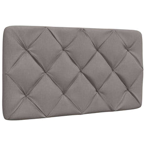 Σκελετός Κρεβατιού Χωρίς Στρώμα Taupe 90x200 εκ. Υφασμάτινο