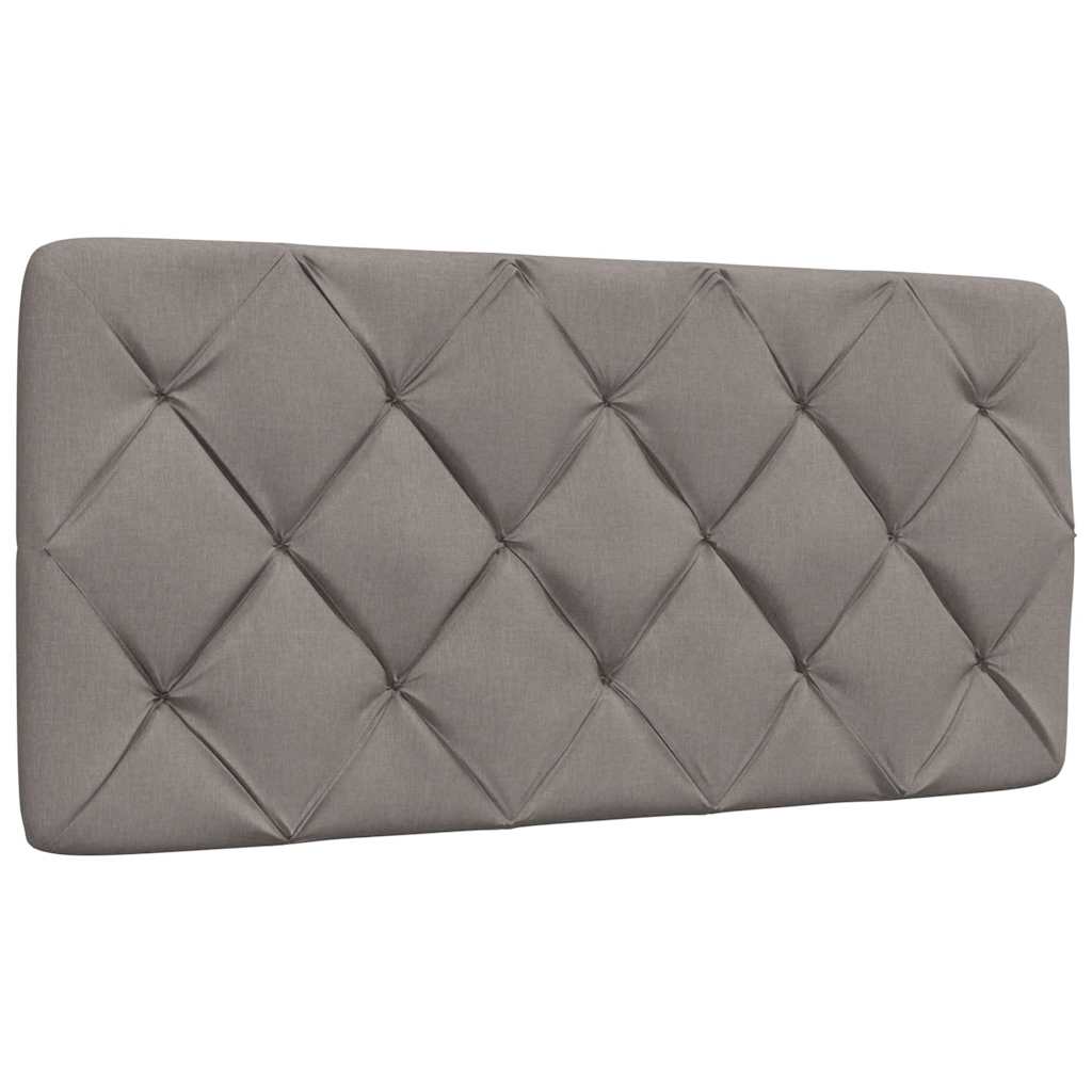 Σκελετός Κρεβατιού Χωρίς Στρώμα Taupe 100 x 200 εκ. Υφασμάτινο - Pakobazaar