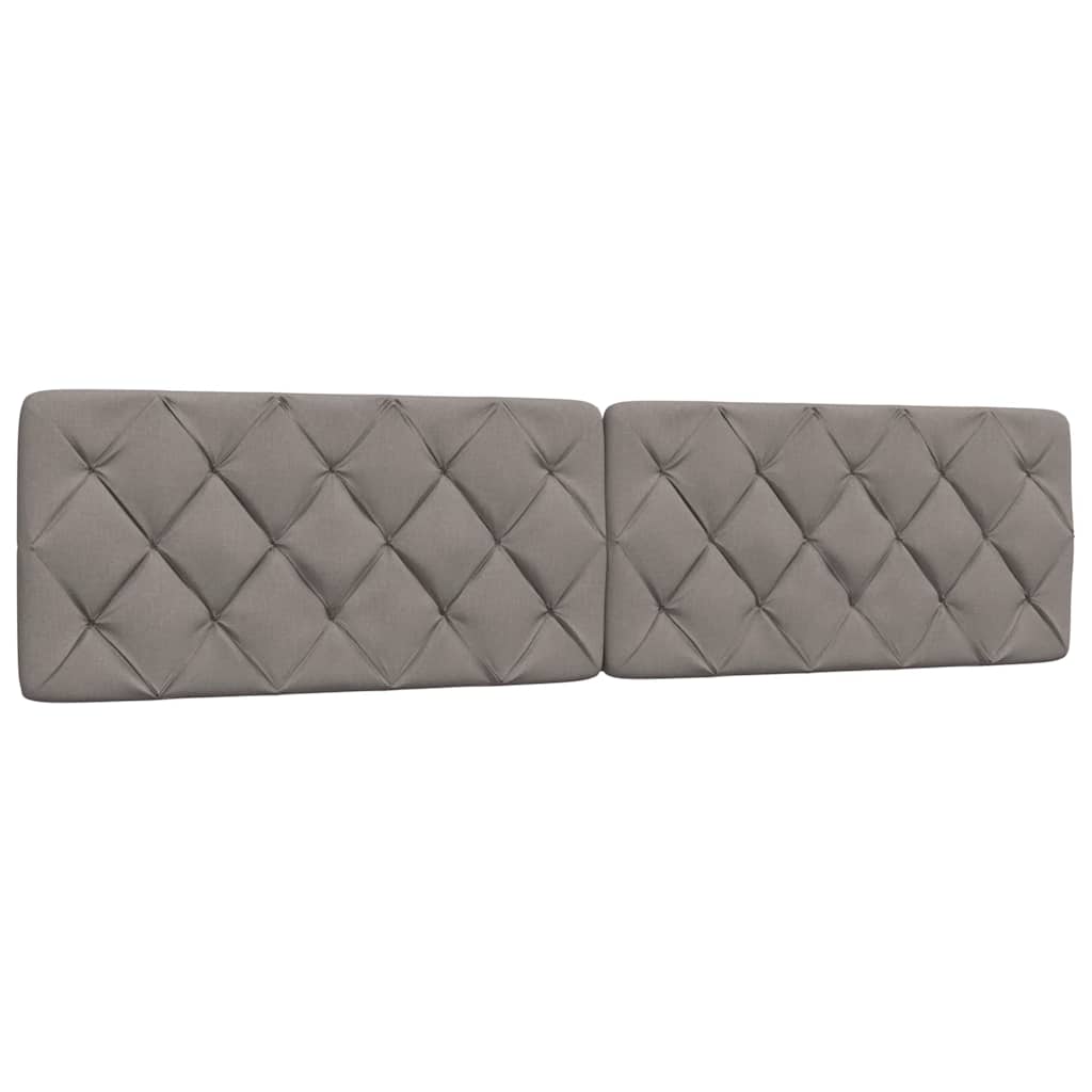 Σκελετός Κρεβατιού Χωρίς Στρώμα Taupe 200x200 εκ.Υφασμάτινο - Pakobazaar