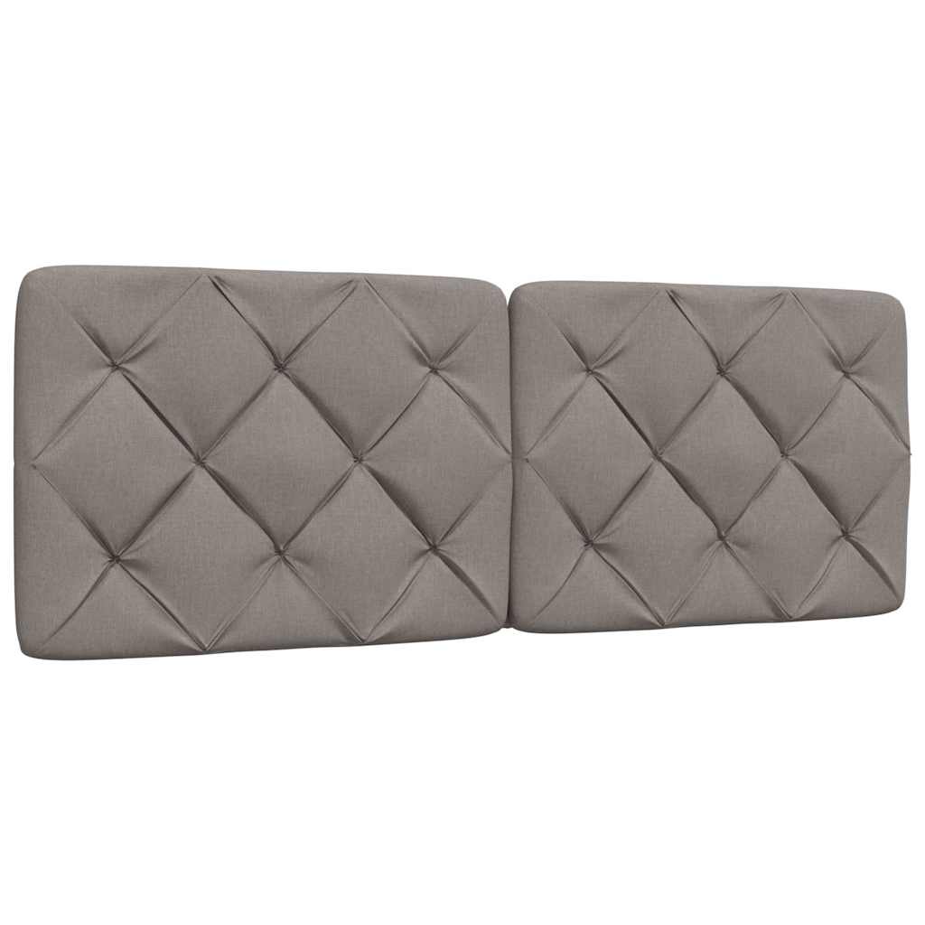 Σκελετός Κρεβατιού με LED Χωρίς Στρώμα Taupe 120x200 εκ.