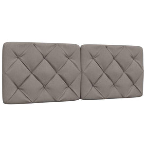Σκελετός Κρεβατιού με LED Χωρίς Στρώμα Taupe 120x200 εκ.