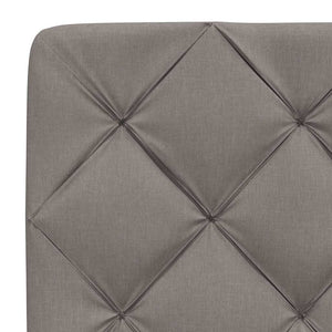Σκελετός Κρεβατιού με LED Χωρίς Στρώμα Taupe 140x200 εκ. - Pakobazaar