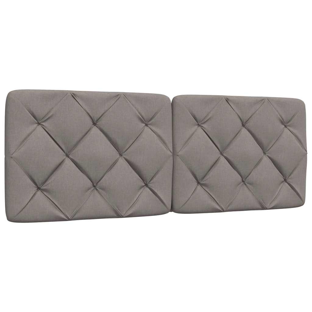 Σκελετός Κρεβατιού με LED Χωρίς Στρώμα Taupe 140x200 εκ. - Pakobazaar