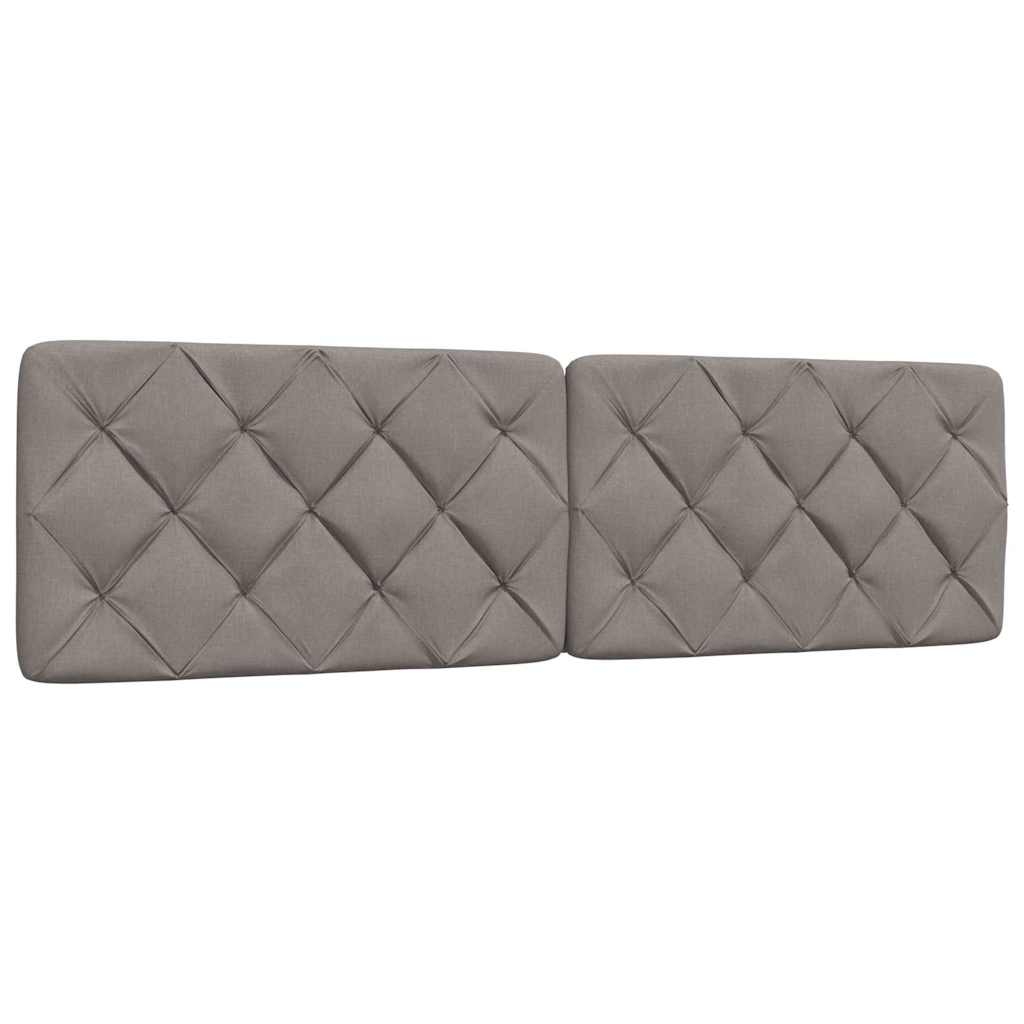Πλαίσιο κρεβατιού με LED χωρίς στρώμα Taupe 180x200 cm Ύφασμα