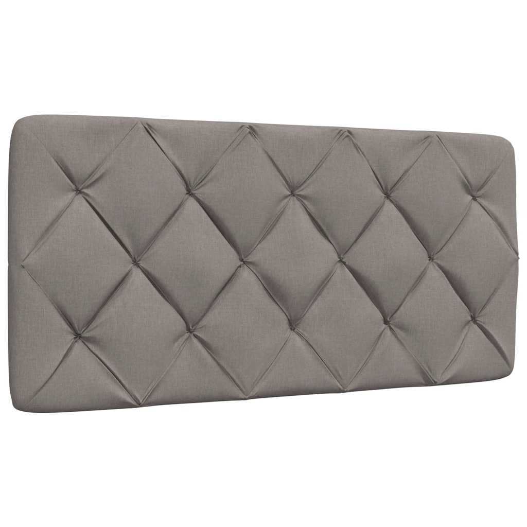 Κρεβάτι με Στρώμα Taupe 100 x 200 εκ. Υφασμάτινο - Pakobazaar
