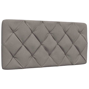 Κρεβάτι με Στρώμα Taupe 100 x 200 εκ. Υφασμάτινο - Pakobazaar
