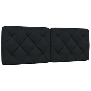 Κρεβάτι με Στρώμα Μαύρο 140x200 εκ. Υφασμάτινο - Pakobazaar