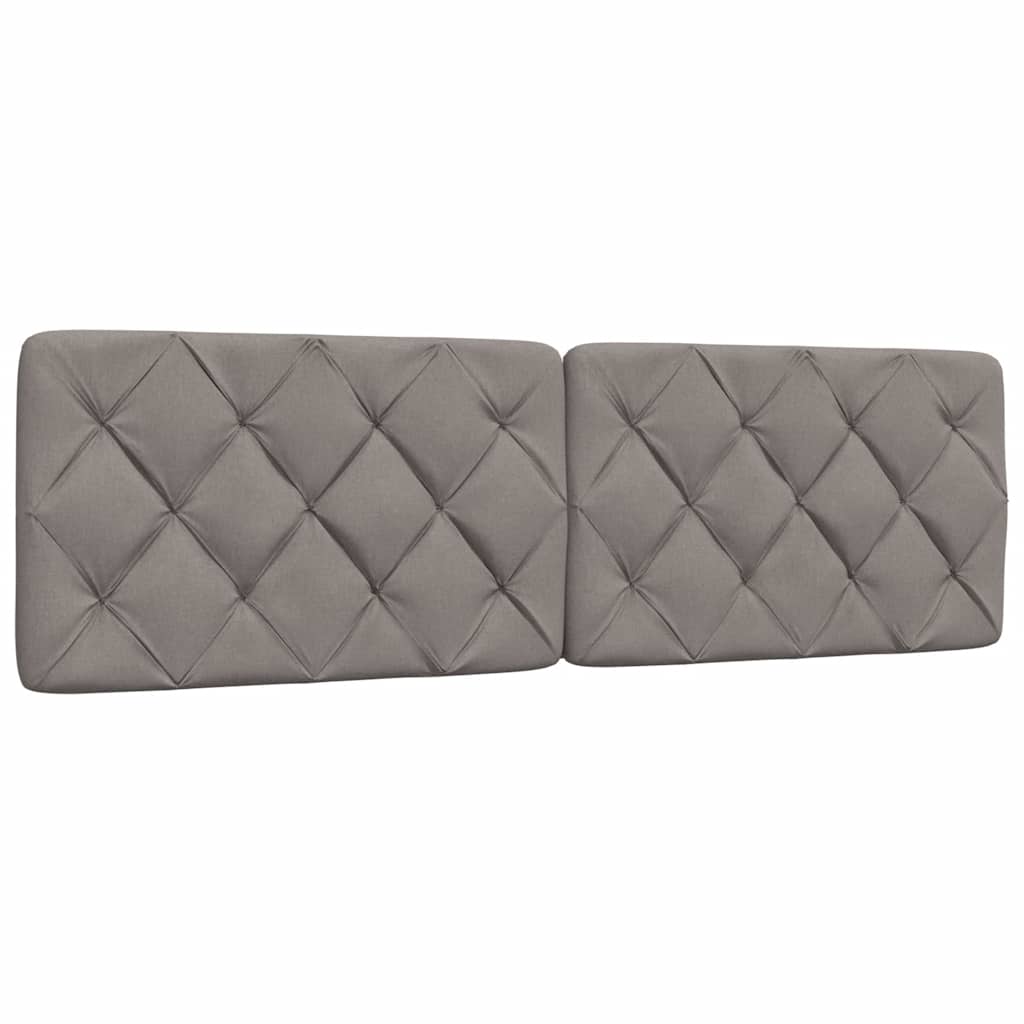 Κρεβάτι με Στρώμα Taupe 160x200 εκ. Υφασμάτινο - Pakobazaar
