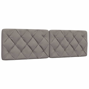 Κρεβάτι με Στρώμα Taupe 160x200 εκ. Υφασμάτινο
