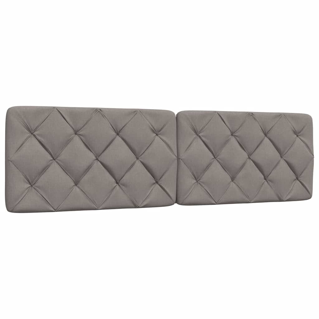 Κρεβάτι με Στρώμα Taupe 180x200 εκ. Υφασμάτινο - Pakobazaar