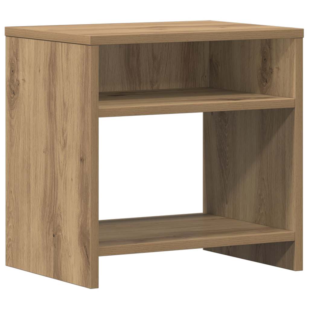 Κομοδίνο Χρώμα Αρτισιανή Δρυς 40 x 30 x 40 εκ. από Επεξ. Ξύλο