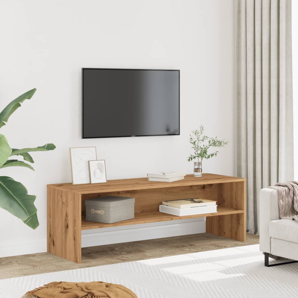 Έπιπλο Τηλεόρασης Artisian Δρυς 120x40x40 εκ Επεξεργασμένο Ξύλο