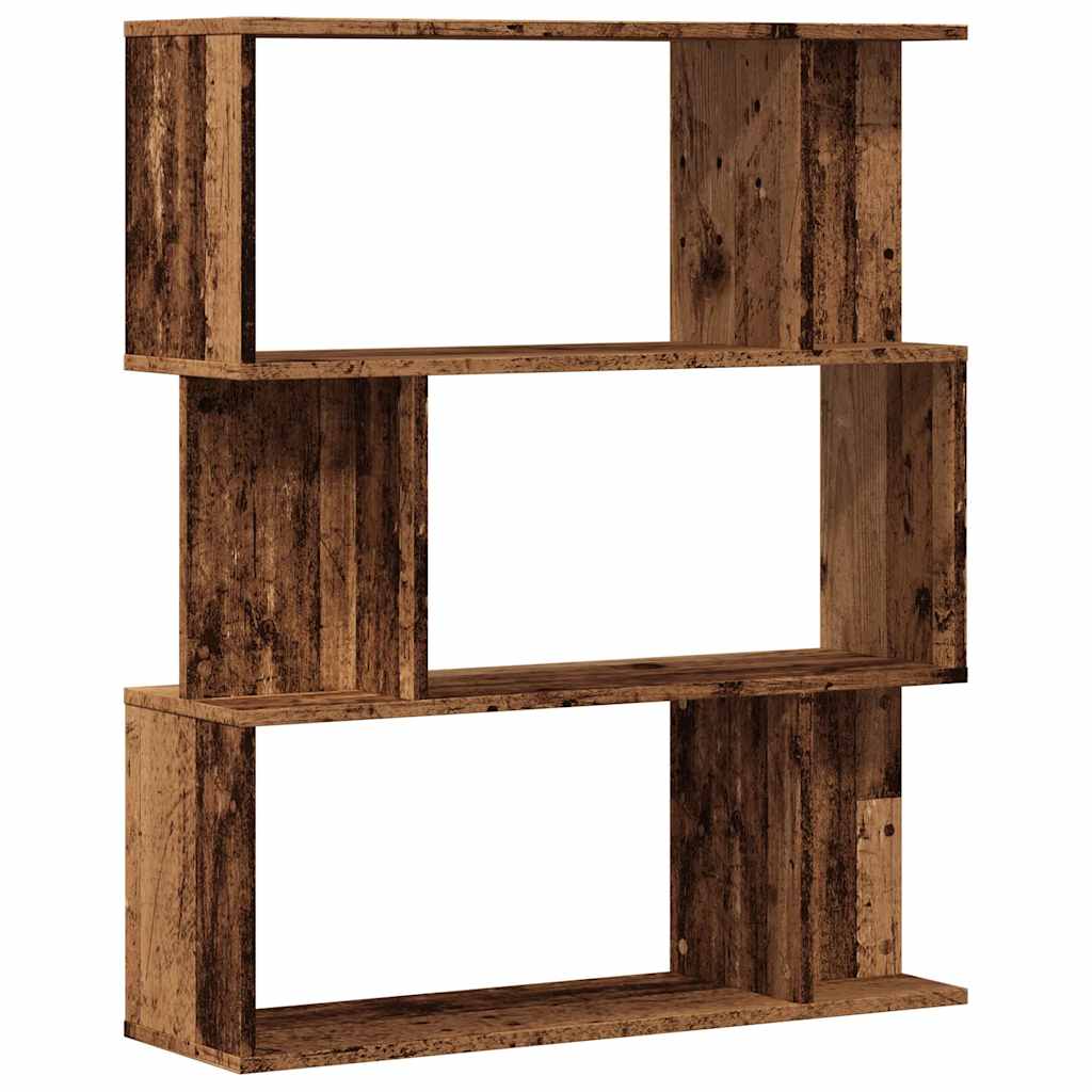 ντουλάπι βιβλίων  Παλιό ξύλο 80x24x96 cm Κατασκευασμένο ξύλο