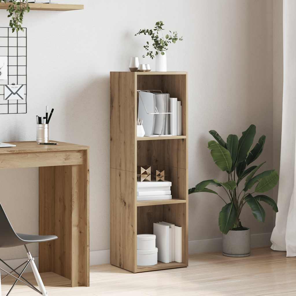 Βιβλιοθήκη Artisan Δρυς 36x30x114 εκ. Επεξεργασμένο Ξύλο - Pakobazaar