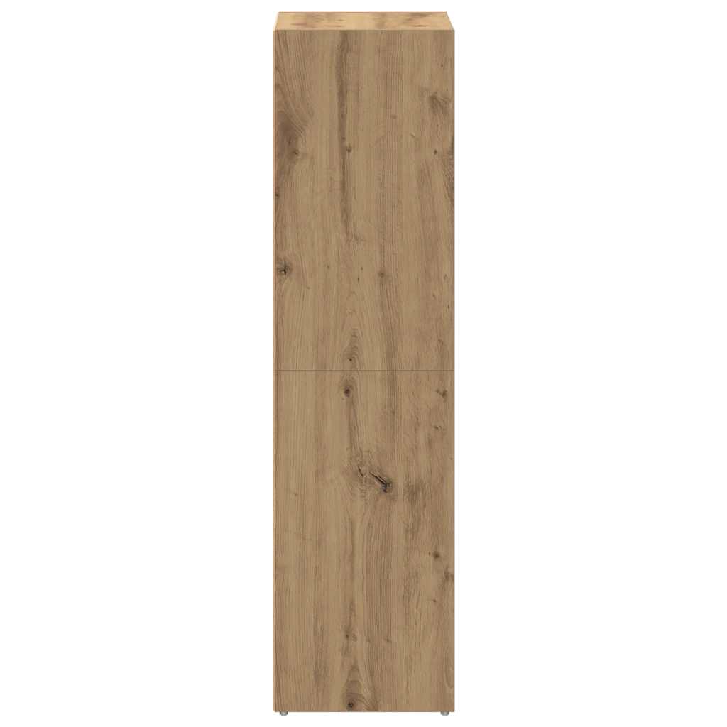 Βιβλιοθήκη Artisan Δρυς 36x30x114 εκ. Επεξεργασμένο Ξύλο - Pakobazaar