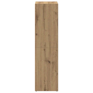 Βιβλιοθήκη Artisan Δρυς 36x30x114 εκ. Επεξεργασμένο Ξύλο - Pakobazaar