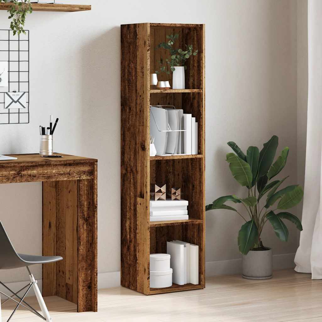 ντουλάπι βιβλίων  Παλιό ξύλο 36x30x143 cm Κατασκευασμένο ξύλο - Pakobazaar