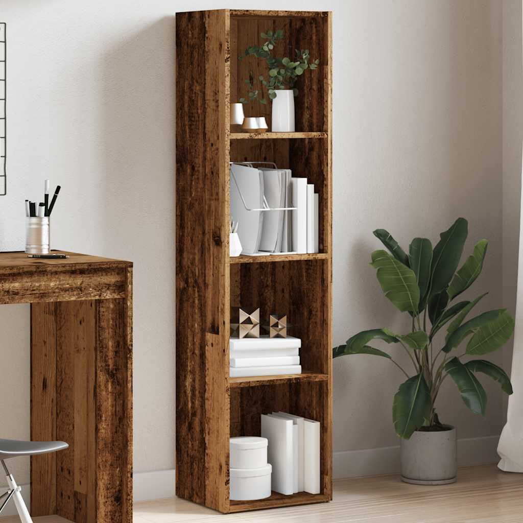 ντουλάπι βιβλίων  Παλιό ξύλο 36x30x143 cm Κατασκευασμένο ξύλο - Pakobazaar