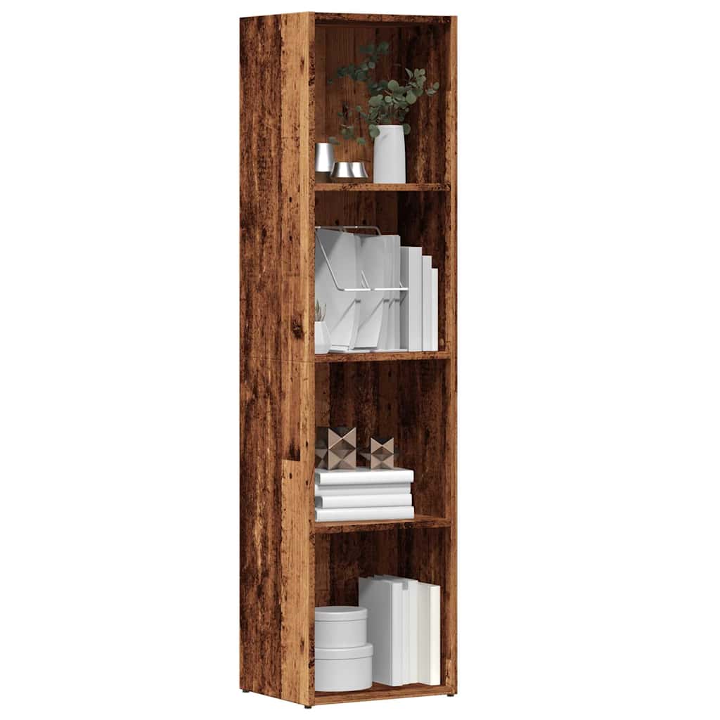 ντουλάπι βιβλίων  Παλιό ξύλο 36x30x143 cm Κατασκευασμένο ξύλο - Pakobazaar