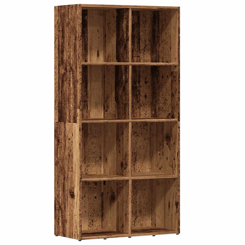 ντουλάπι βιβλίων  Παλιό ξύλο 66x30x130 cm Κατασκευασμένο ξύλο