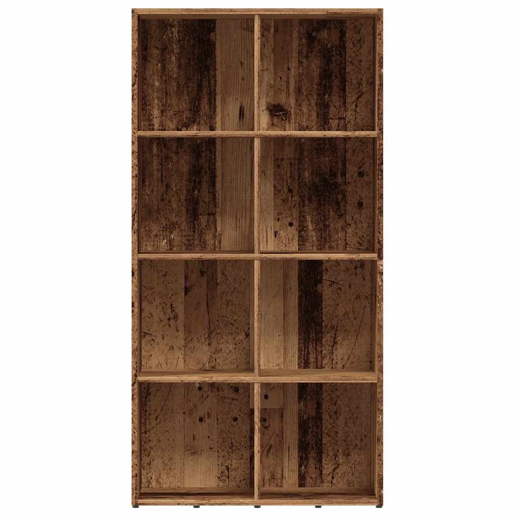 ντουλάπι βιβλίων  Παλιό ξύλο 66x30x130 cm Κατασκευασμένο ξύλο
