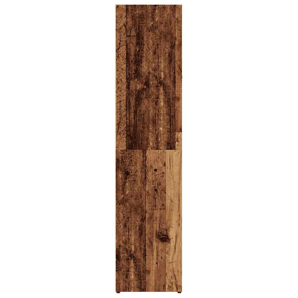 ντουλάπι βιβλίων  Παλιό ξύλο 66x30x130 cm Κατασκευασμένο ξύλο