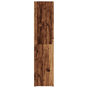 ντουλάπι βιβλίων  Παλιό ξύλο 66x30x130 cm Κατασκευασμένο ξύλο
