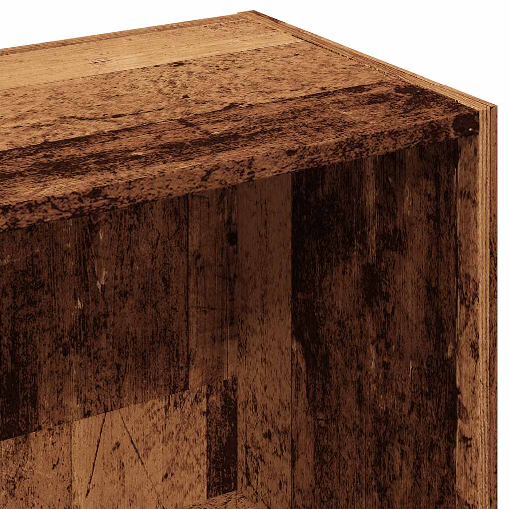 ντουλάπι βιβλίων  Παλιό ξύλο 66x30x130 cm Κατασκευασμένο ξύλο