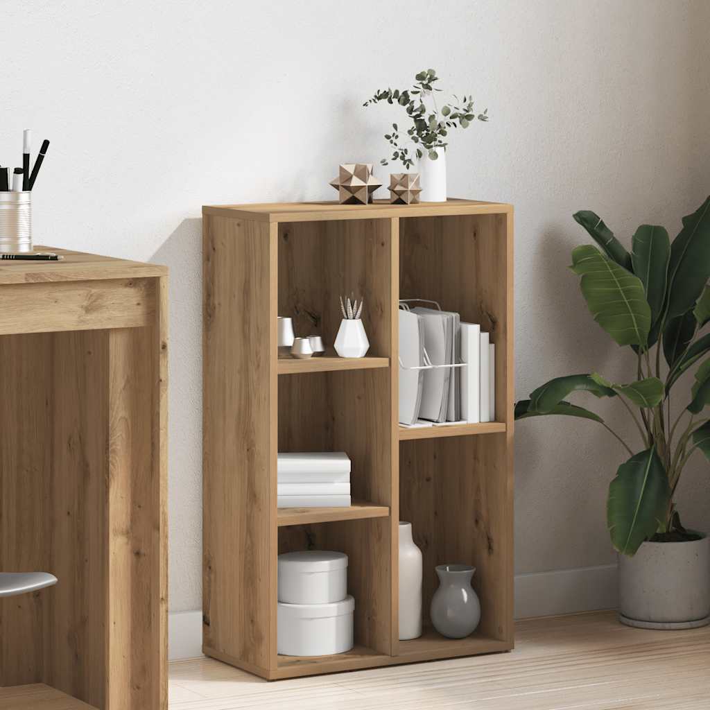 Βιβλιοθήκη Artisan Δρυς 50x25x80 εκ. Επεξεργασμένο Ξύλο