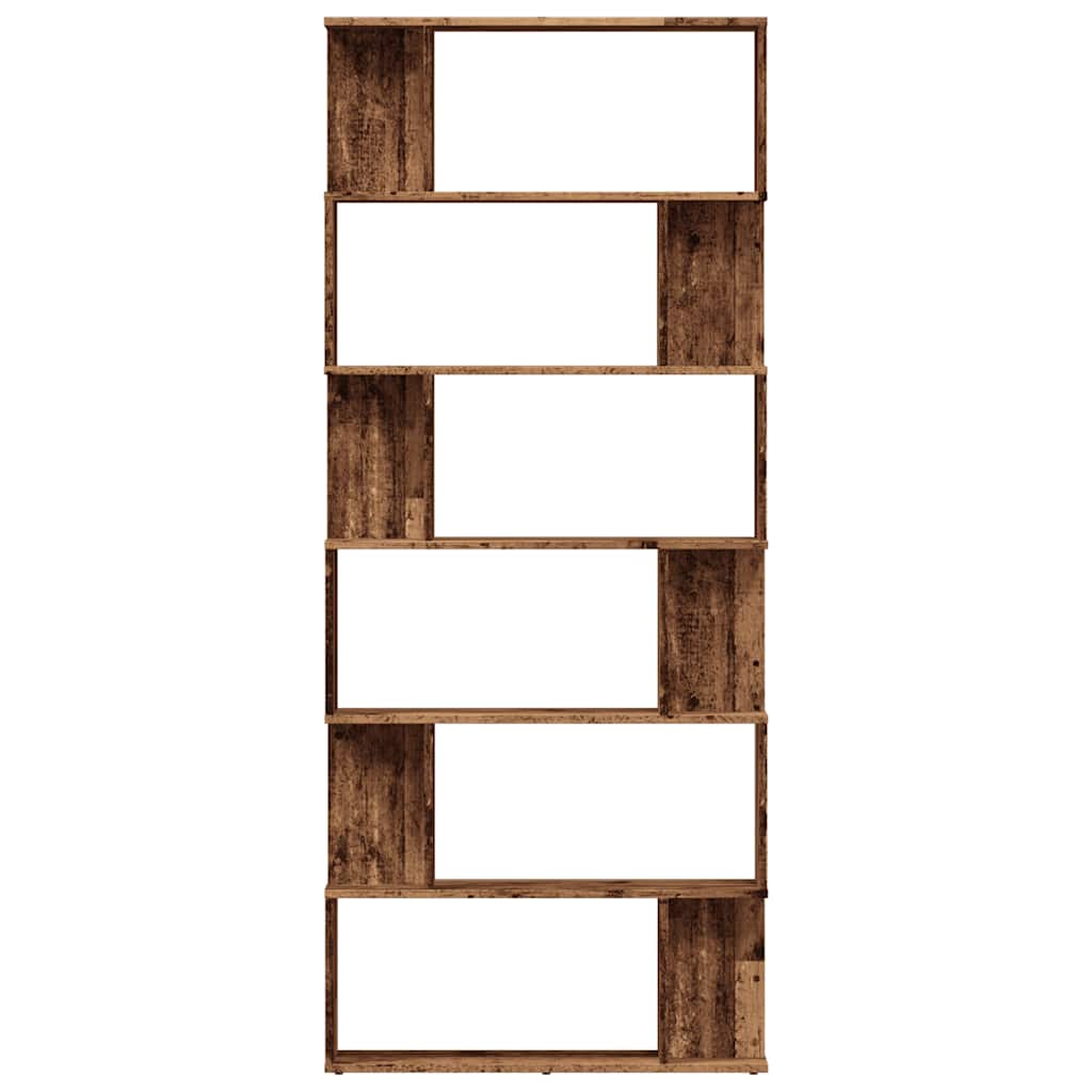 Ντουλάπι βιβλίων Παλιό ξύλο 80x24x192 cm Κατασκευασμένο ξύλο - Pakobazaar