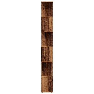 Ντουλάπι βιβλίων Παλιό ξύλο 80x24x192 cm Κατασκευασμένο ξύλο - Pakobazaar