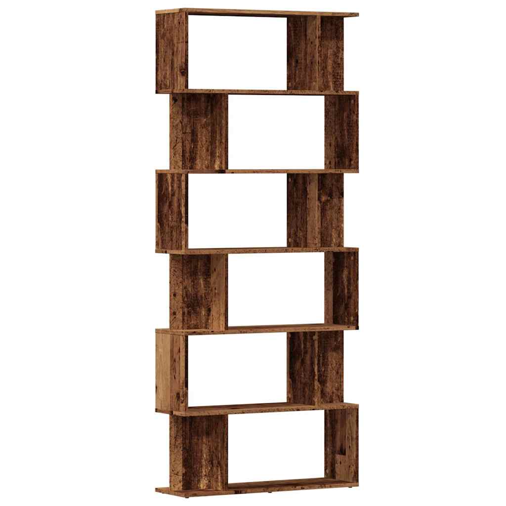 Ντουλάπι βιβλίων Παλιό ξύλο 80x24x192 cm Κατασκευασμένο ξύλο - Pakobazaar