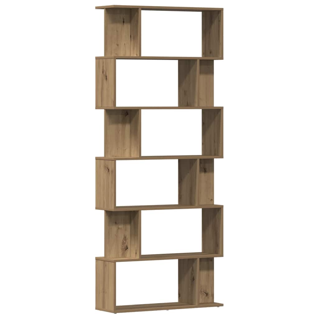 Ντουλάπι βιβλίων Artisan Oak 80x24x192 cm Κατασκευασμένο ξύλο - Pakobazaar