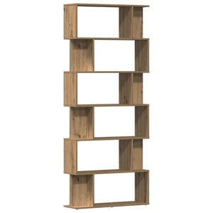 Ντουλάπι βιβλίων Artisan Oak 80x24x192 cm Κατασκευασμένο ξύλο - Pakobazaar