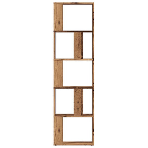 Ντουλάπι βιβλίων Παλιό ξύλο 45x24x159 cm Κατασκευασμένο ξύλο