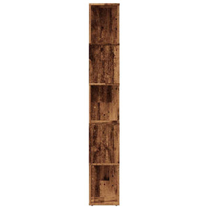 Ντουλάπι βιβλίων Παλιό ξύλο 45x24x159 cm Κατασκευασμένο ξύλο
