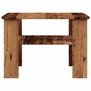 Τραπεζάκι σαλονιού παλιό ξύλο 60x60x42 cm Ξύλο μηχανής