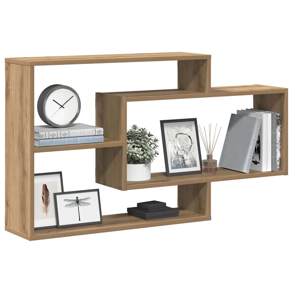 Ράφι τοίχου Artisan Oak 104x20x58,5 cm Κατασκευασμένο ξύλο