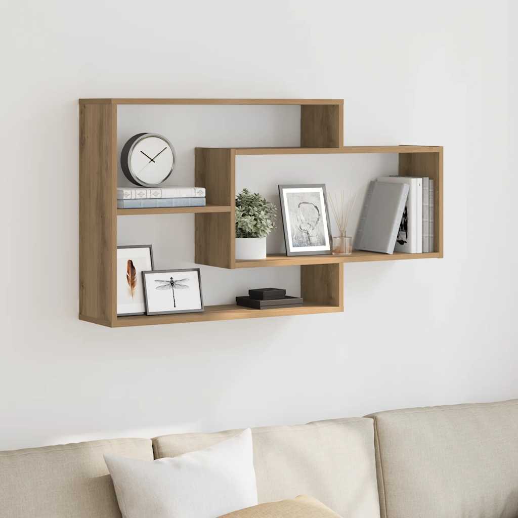 Ράφι τοίχου Artisan Oak 104x20x58,5 cm Κατασκευασμένο ξύλο